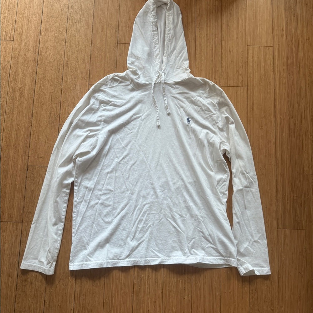 Polo by Ralph Lauren Off-White Hooded Sweatshirt (Never worn)